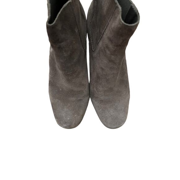 Pedro Garcia Womens Gray/Brown Suede leather Ankle Booties 9 - Picture 4 of 8